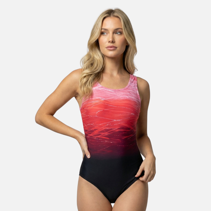 Women's Gradient One-Piece Swimsuit