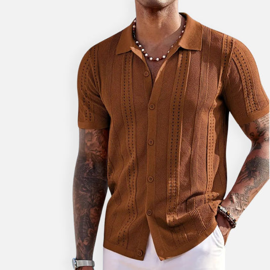 Elara | Men’s Breathable Short-Sleeve Shirt