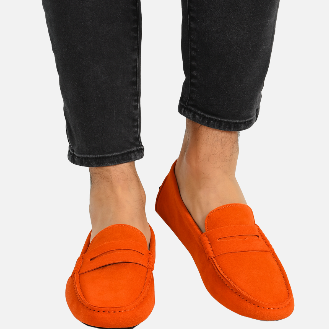 Men’s Suede Loafers – Classic Slip On Moccasin Shoes