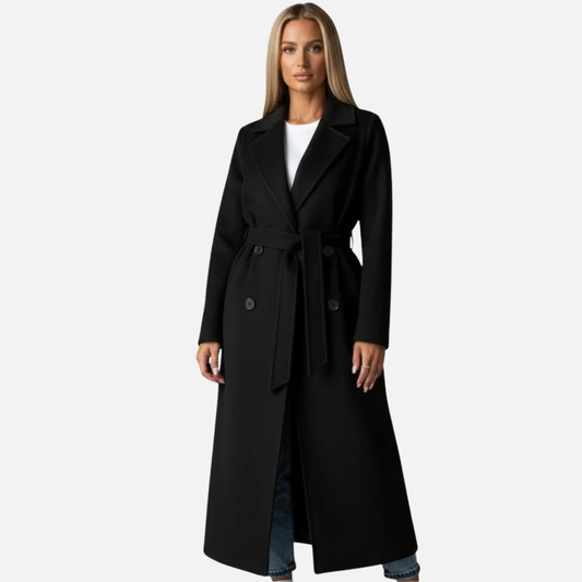 Women’s Long Belted Jacket Trench Coat
