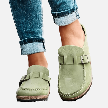 Women’s Comfort Slip-On Suede Mules