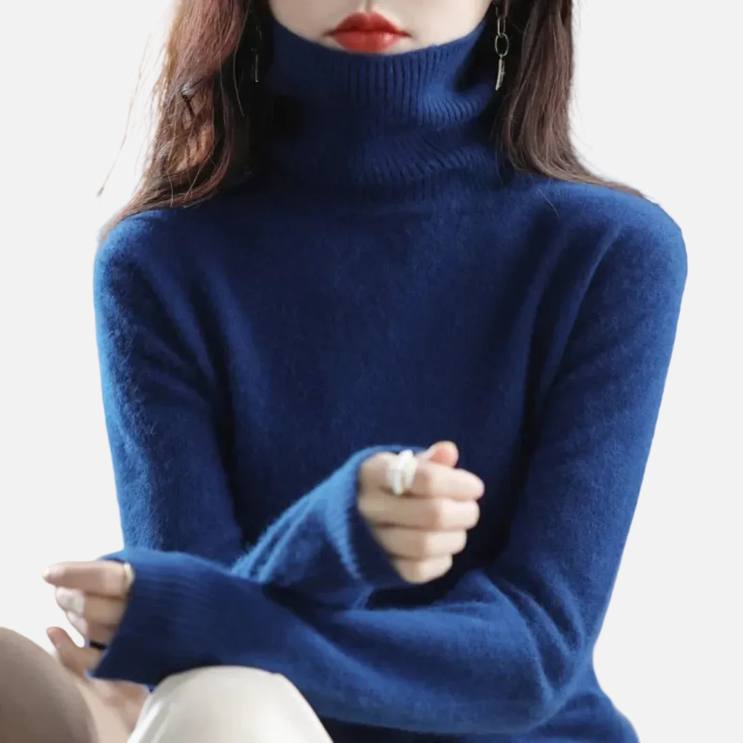 Women’s Soft Turtleneck Knit Sweater