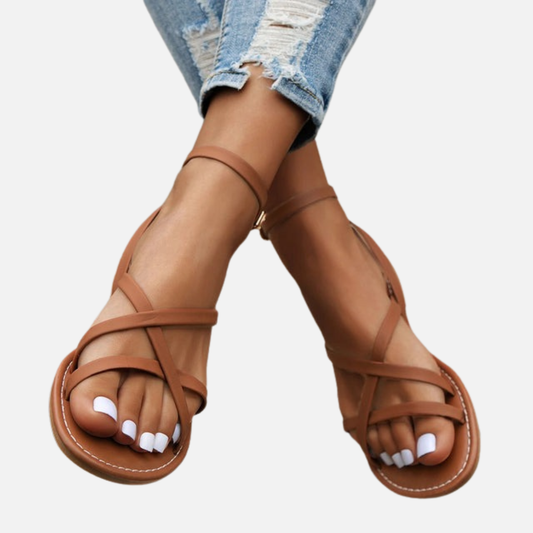 Women’s Elegant Strappy Flat Sandals