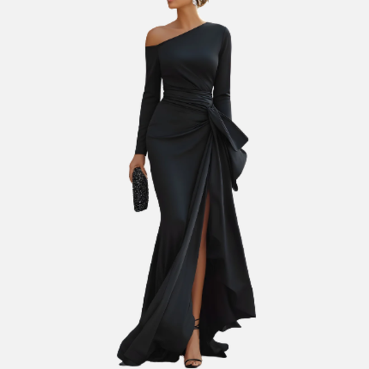 One Shoulder Wedding Dress