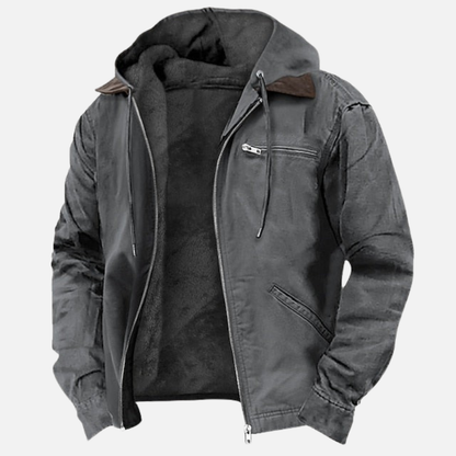 Men’s Hooded Bomber Jacket