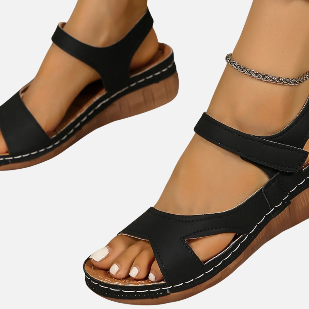 Women’s Strapped Wedge Sandals