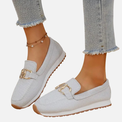 Women's Orthopedic Mesh Buckle Loafers