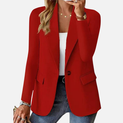 Women’s Tailored Single-Button Blazer