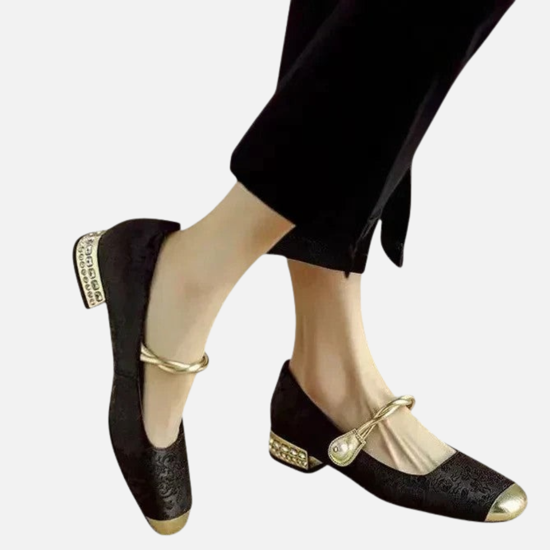 Women's Mary Jane Low Heel Flats