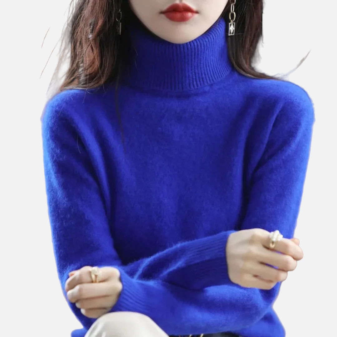 Women’s Soft Turtleneck Knit Sweater