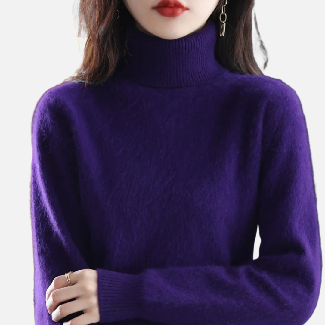 Women’s Soft Turtleneck Knit Sweater