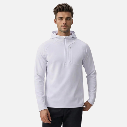 Men's Half-Zip Hoodie - Warm Top