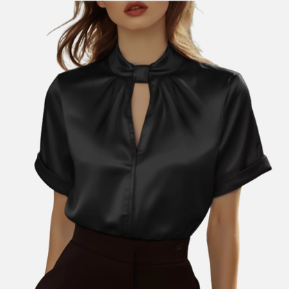 Women's Elegant Satin Blouse