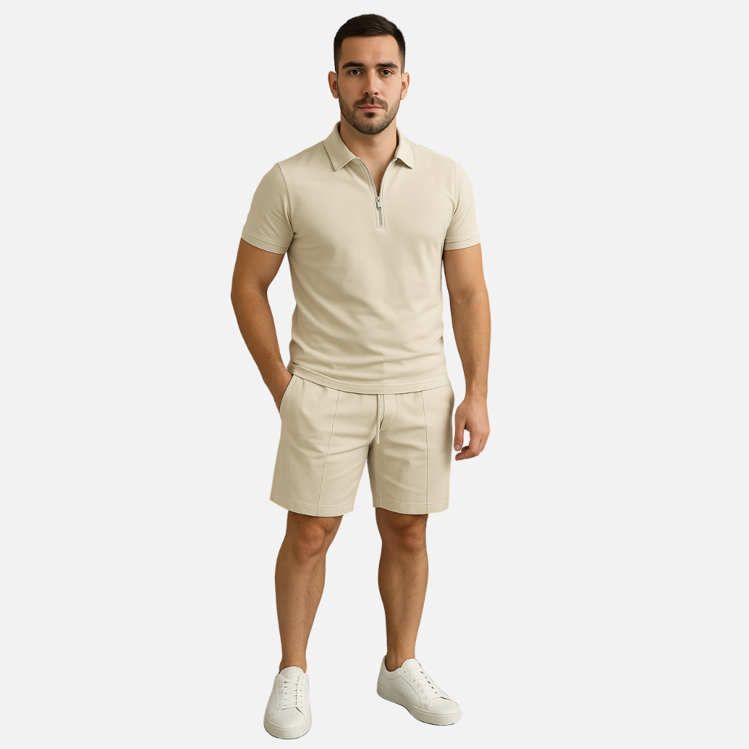 Men’s Summer Outfit- Shirt & Shorts Set