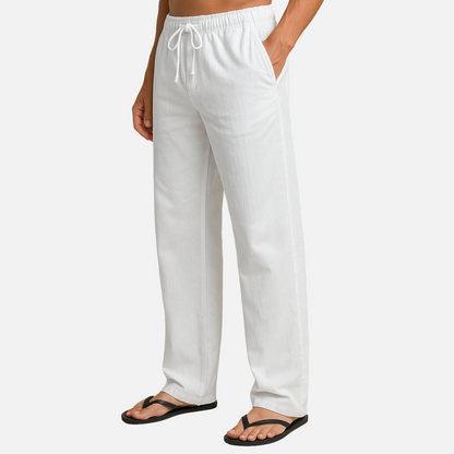 Long Linen Pants - Men's Breathable Pants