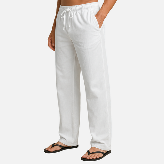 Men's Linen Trousers - Breathable Linen Summer Pants
