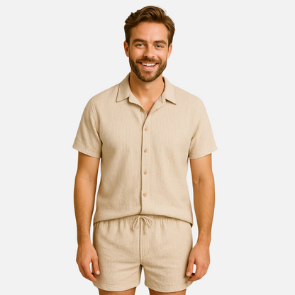 Corduroy Summer Set – Casual 2 Piece Outfit