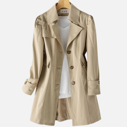 Women's Lightweight Tailored Trench Coat