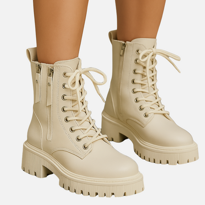 Women’s Heeled Boots - Low Ankle Comfortable Boots