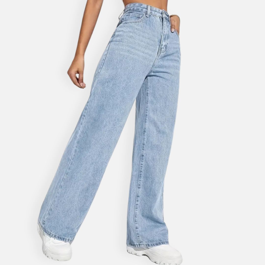 Elara - Trends | Women's Wide-Leg Denim Jeans