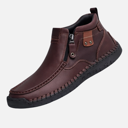 Men's Orthopedic Leather Ankle Boots