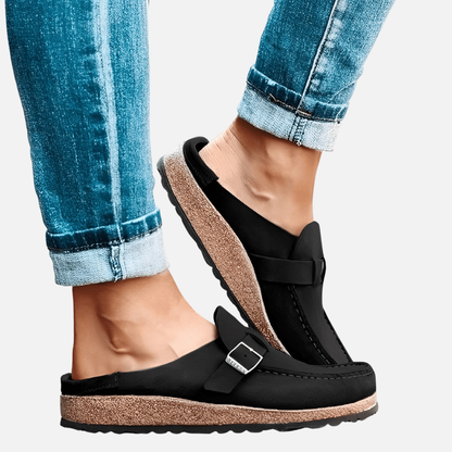 Women’s Comfort Slip-On Suede Mules