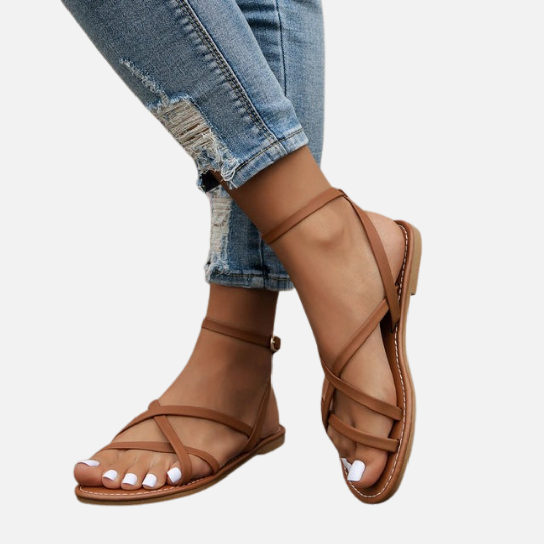 Women’s Elegant Strappy Flat Sandals