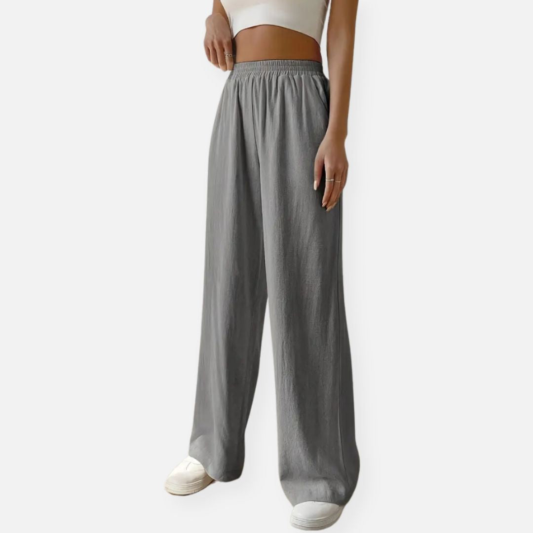 Elara | Women's Trending Wide Linen Pants