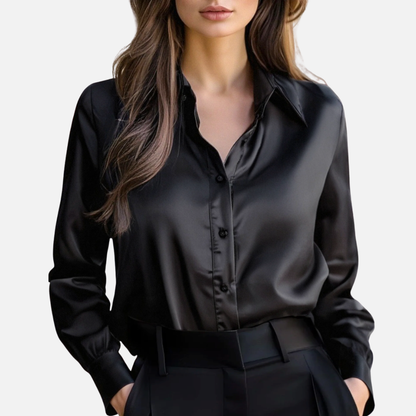 Women’s Elegant Satin Blouse
