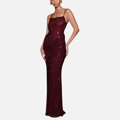 Women’s Elegant Sequin Maxi Dress Sparkling