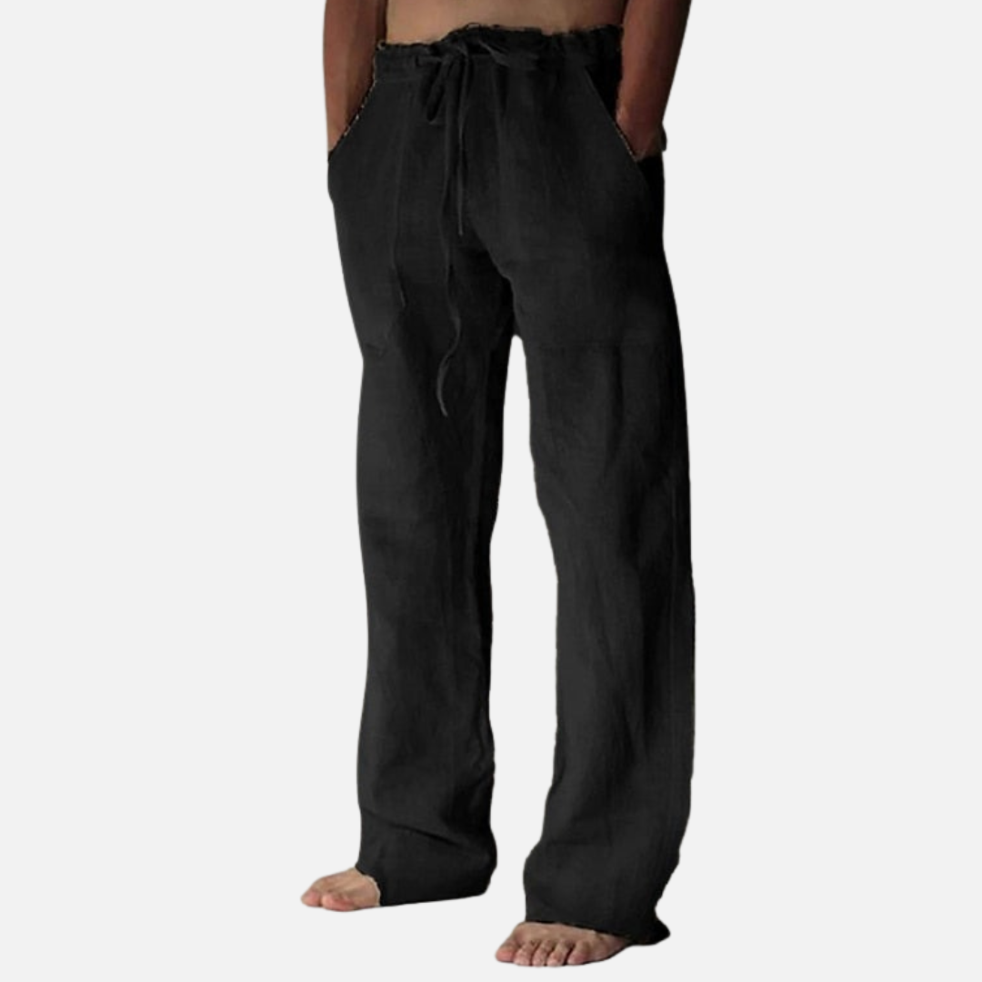 Men’s Linen Drawstring Lounge Pants