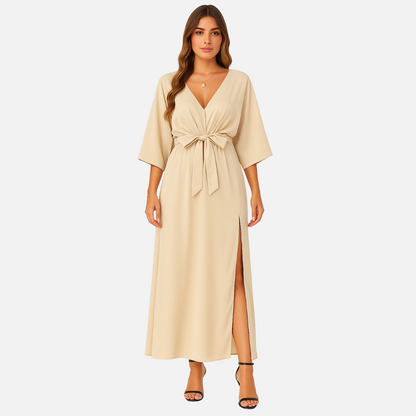 Women’s V-Neck Maxi Dress – Elegant Lightweight Dress