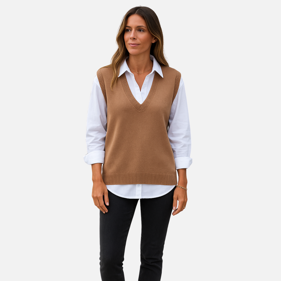 Women's Knitted Bodywarmer - Warm Vest