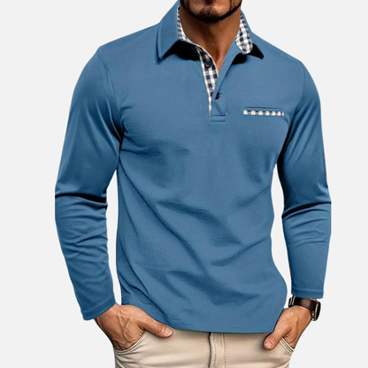 Men’s Long Sleeve Henley Shirt