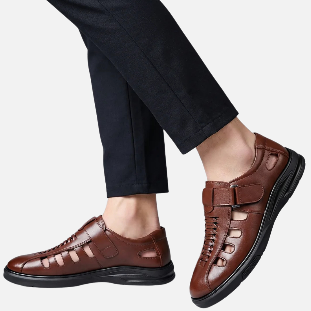 Men's Premium Leather Orthopedic Sandals
