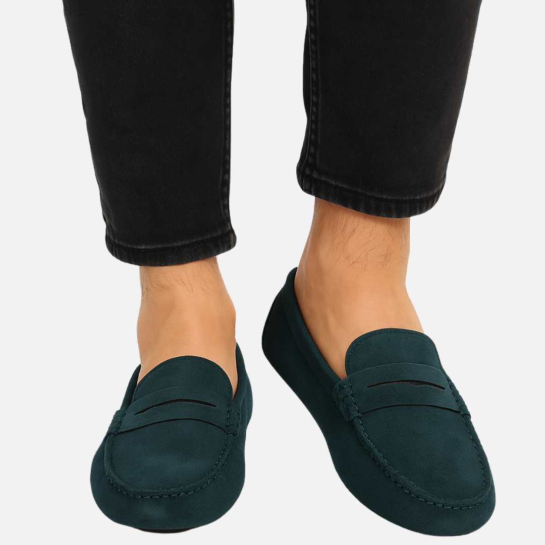 Men’s Suede Loafers – Classic Slip On Moccasin Shoes