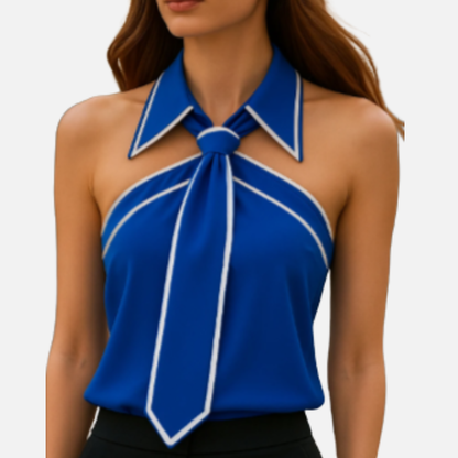 Women's Halter Neck Blouse Top