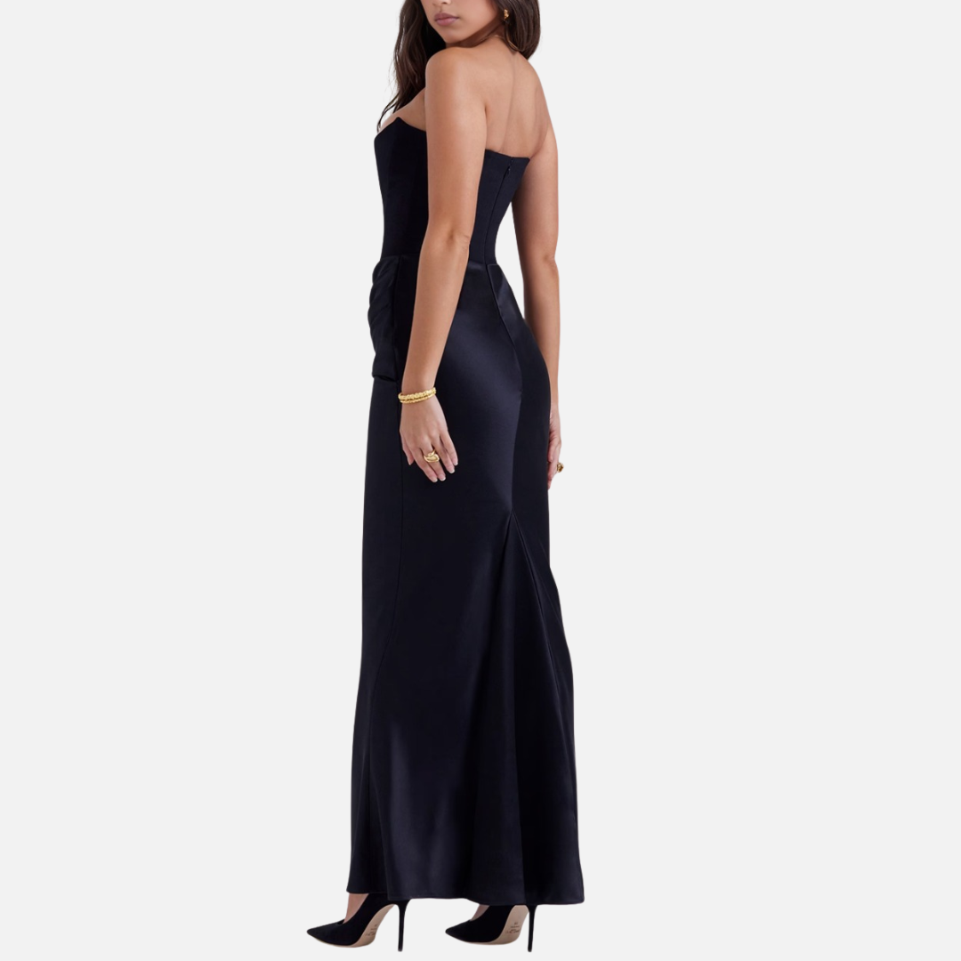 Strapless Maxi Dress for Women – Evening Dress