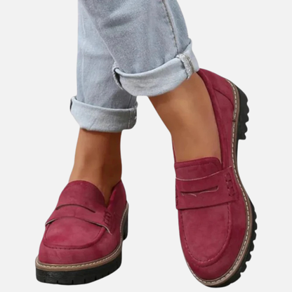 Women's Lug-Sole Penny Loafers