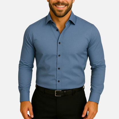 Stretch Shirt – Smart Long Sleeve Business Shirt