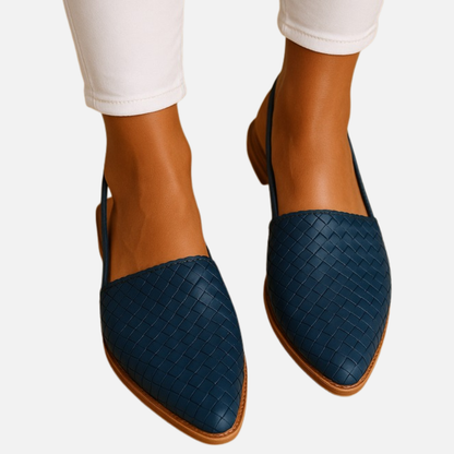 Women’s Woven Flats – Closed Toe Loafers
