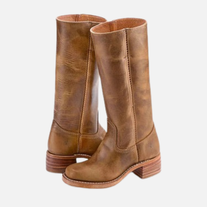 Women's Heritage Leather Knee-High Western Boots