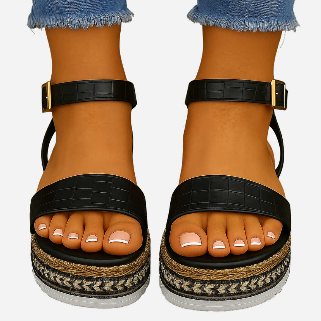 Women's Open Strapped Sandals - Heeled Sandals