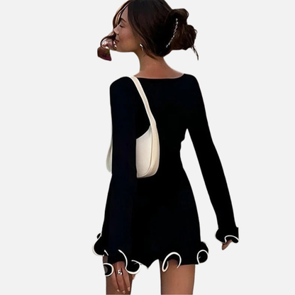 Women's Ruffle Hem Mini Dress