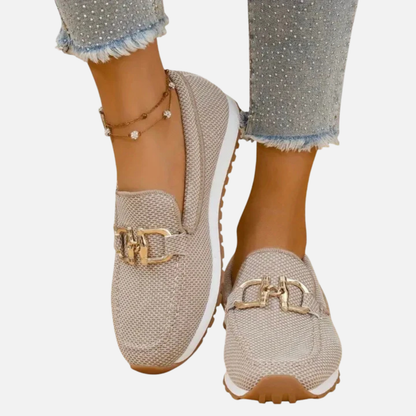 Women's Orthopedic Mesh Buckle Loafers