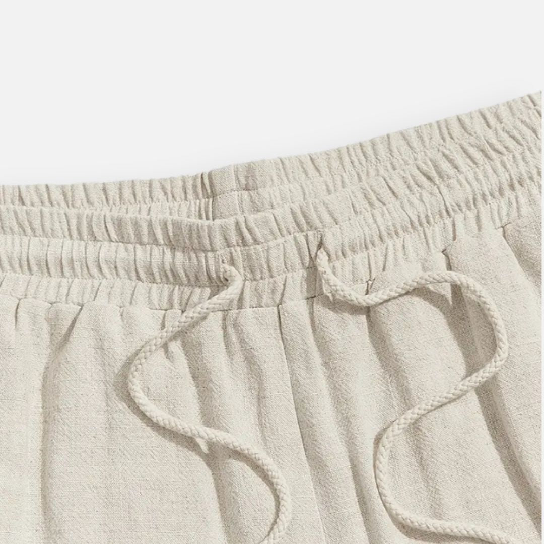 Elara | Men’s Short Linen Pants