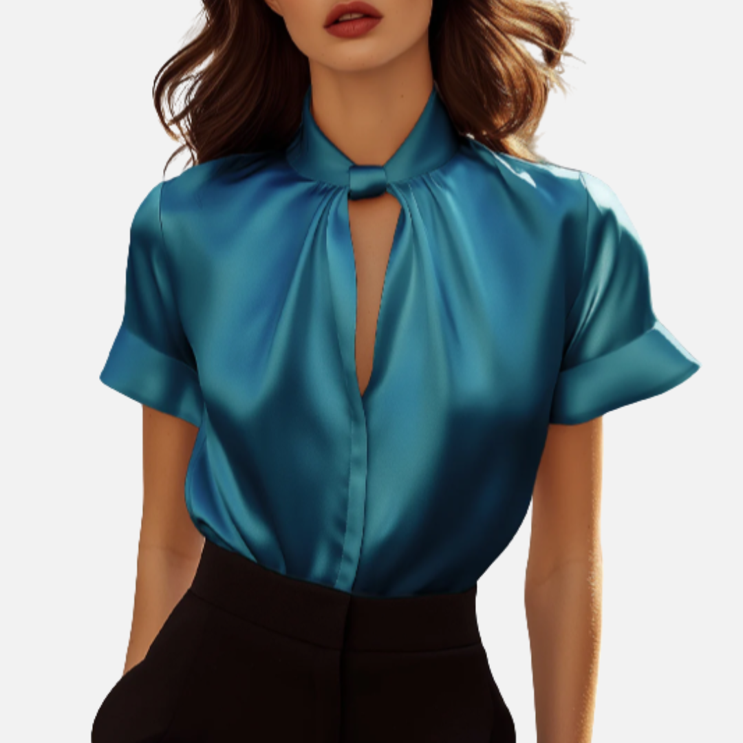 Women's Elegant Satin Blouse