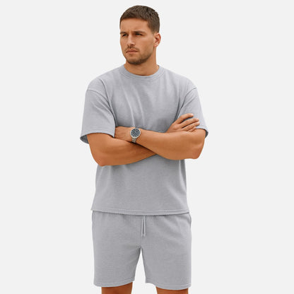 Men's Oversized Summer Outfit - 2-Piece Set