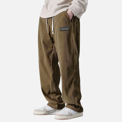 Men's Straight Leg Corduroy Pants