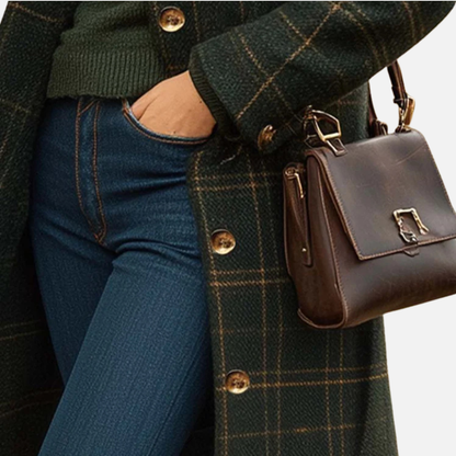 Women's Elegant Wool Trench Coat